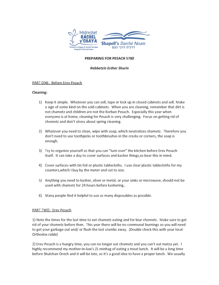 Rebbezin Shurin helps you make Pesach _2__Page_1